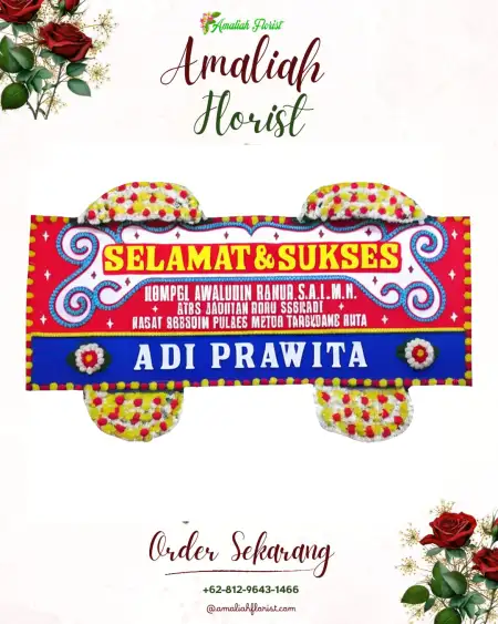 Papan Bunga Ucapan Selamat Babat Supat